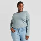 Women's Plus Size Long Sleeve Shirt - Ava & Viv