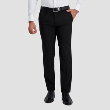 Haggar H26 Men's Premium Stretch Straight Fit Pants - Black