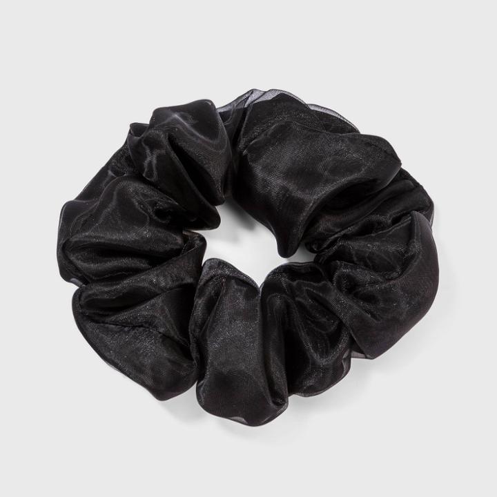 Girls' Satin Hair Elastic - Art Class Black