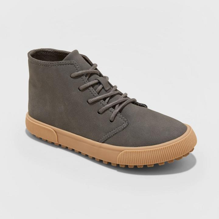 Boys' Frank Chukka Boots - Cat & Jack Dark Gray 13, Toddler Boy's