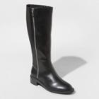 Women's Abril Tall Boots - A New Day Black