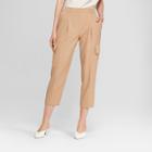 Women's Straight Leg Cropped Cargo Pants - Prologue Khaki (green)