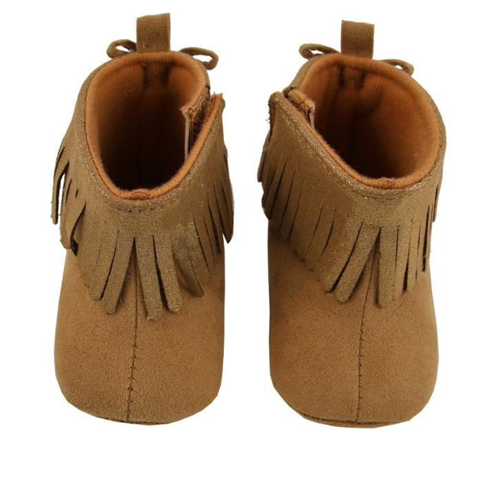 Baby Girls' Rising Star Fringe Boot - Tan