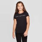 Warner Bros. Petitegirls' Friends Logo Short Sleeve T-shirt - Black