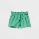 Toddler Girls' Tie Shorts - Art Class Teal