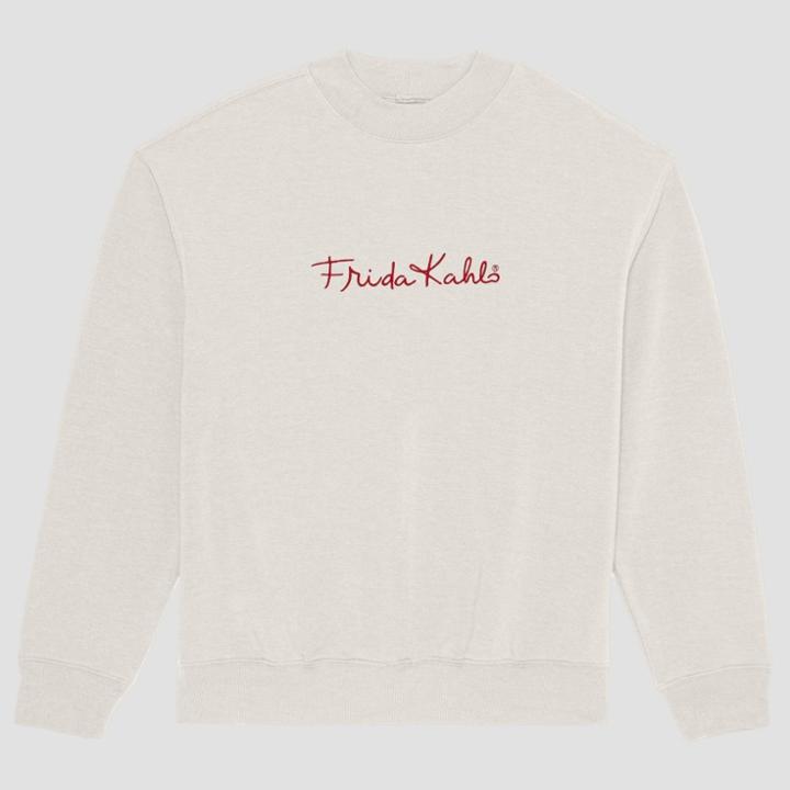 Women's Frida Kahlo Old Fabric Sweatshirt - Ivory Xs, Women's, Beige