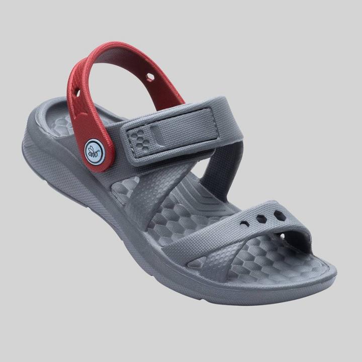 Toddler Boys' Joybees Adventure Slip-on Water Shoes Gray/red