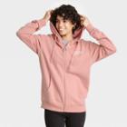 Netflix Women's To All The Boys Botanical Flowers Zip-up Hooded Graphic Sweatshirt - Pink