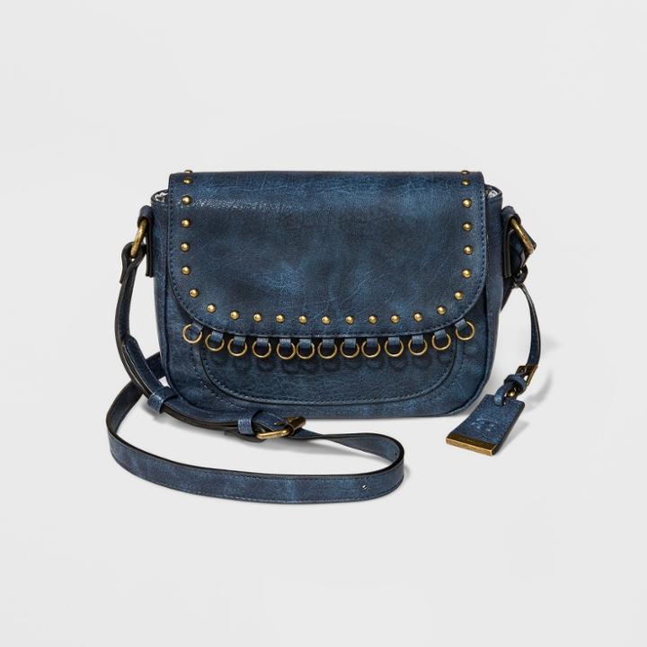 Borsani Eva Crossbody Bag - Blue, Women's