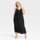 Women's Plus Size Sleeveless Dress - Who What Wear Black