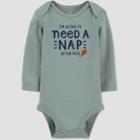 Baby 'i Need A Nap' Thanksgiving Bodysuit - Just One You Made By Carter's Green