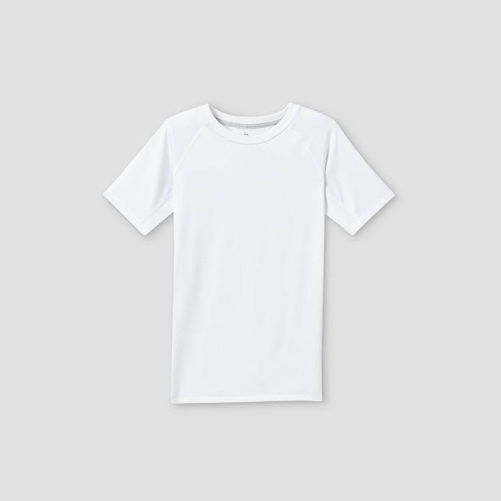 Boys' Fitted T-shirt - All In Motion White