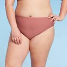 Women's Plus Size Bikini Bottom - Kona Sol Mauve