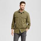 Men's Slim Fit Long Sleeve Button Down Work Shirt - Goodfellow & Co Green
