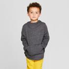 Toddler Boys' Shawl Hoodie Sweatshirt - Cat & Jack Charcoal 12m, Boy's, Gray