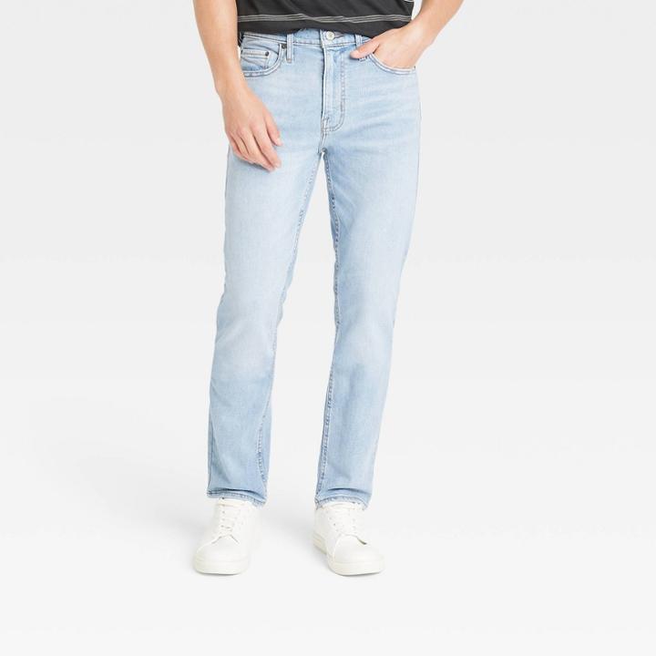Men's Slim Fit Jeans - Goodfellow & Co Light Blue Denim