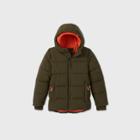 Boys' Puffer Jacket - All In Motion Olive