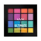 Nyx Professional Makeup Ultimate Shadow Palette Brights - 0.46oz, Adult Unisex