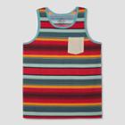 Well Worn Men's Striped Tank Tops - Team Color S,
