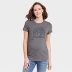 Short Sleeve Mama Graphic Maternity T-shirt - Isabel Maternity By Ingrid & Isabel Gray