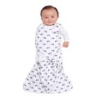 Halo Innovations Sleepsack 100% Cotton Swaddle Wrap Hedgehog - Navy Newborn