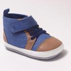 Baby Boys' Surprize By Stride Rite Denver High Top Sneaker Mini Shoes - Blue