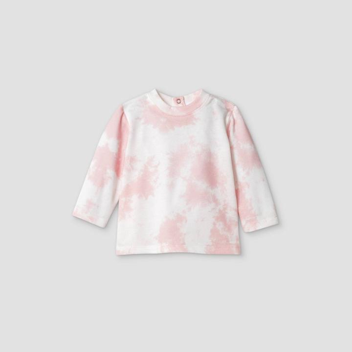 Grayson Mini Baby Girls' Tie-dye Sweatshirt - Pink Newborn