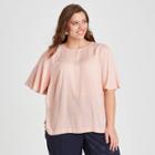 Women's Plus Size Short Sleeve Essential Woven Blouse - A New Day