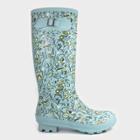 Women's Tall Floral Rain Boots Blue 9 - Smith & Hawken , Women's