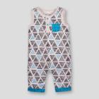 Lamaze Baby Boys' Organic Cotton Geometric Print Romper - Blue Newborn, Boy's