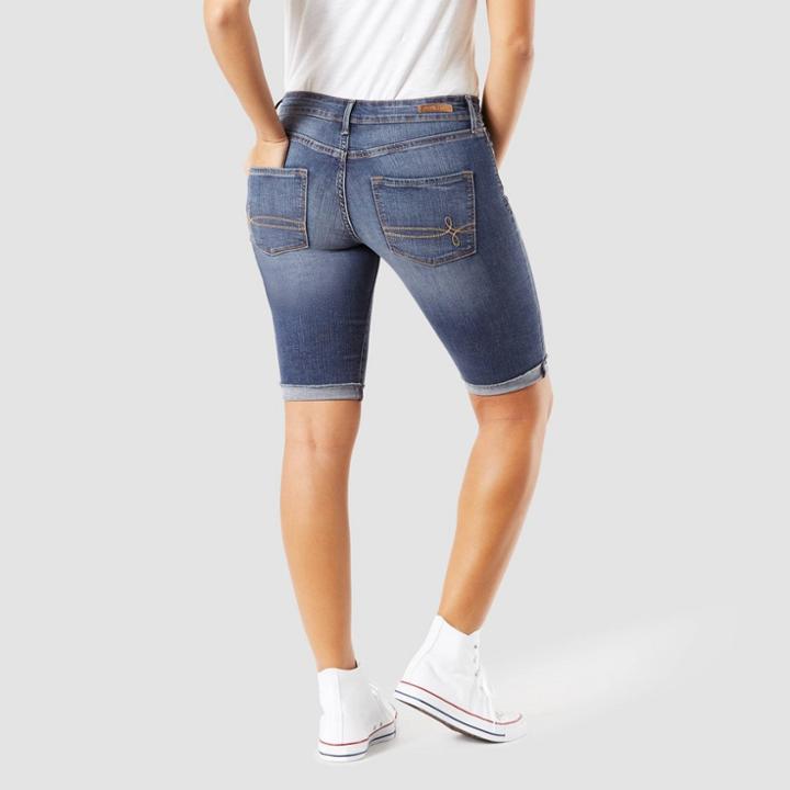Denizen From Levi's Women's Modern Skinny Jean Shorts - Medium Wash