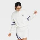 Grayson Threads Women's Usa Tennis Polo Quarter Zip Graphic Sweatshirt - White