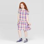 Girls' Plaid Woven Dress - Cat & Jack S, Girl's, Size: Small,
