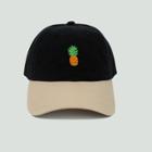 Concept One Men's Pineapple Dad Hat - Black