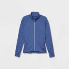 Women's Upf 50+ Full Zip Jacket - All In Motion Indigo Blue Xs, Women's, Blue Blue