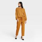 Women's High-rise Relaxed Fit Jogger Pants - Who What Wear Brown