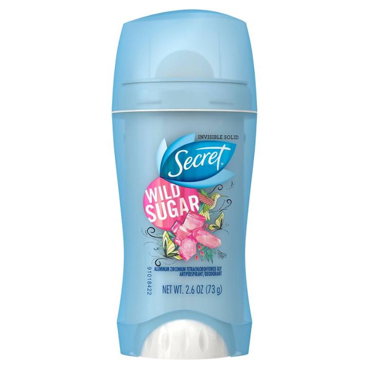 Secret Fresh Antiperspirant And Deodorant Invisible Solid Wild Sugar - 2.6oz,