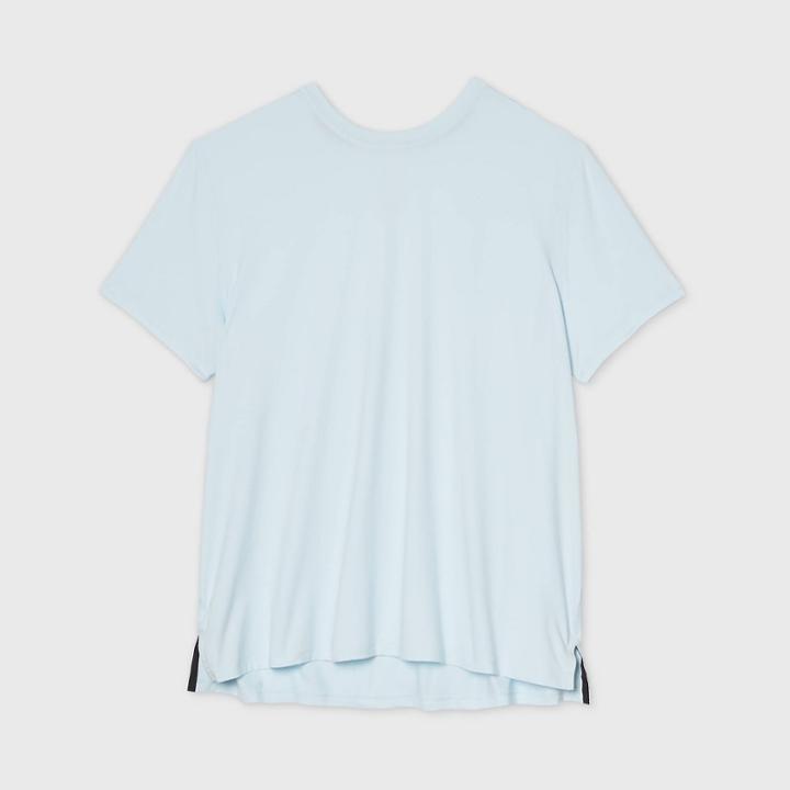 Men's Short Sleeve Performance T-shirt - All In Motion Ice Blue S, Men's, Size: Small, White Blue