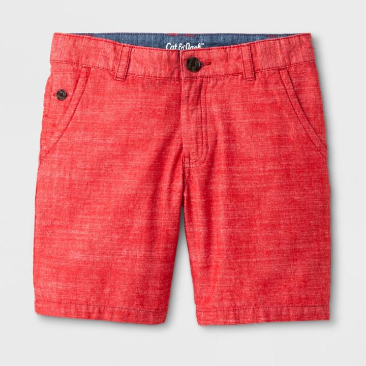 Boys' Chino Shorts - Cat & Jack Red