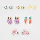 Girls' 6pk Easter Egg Hunt Earrings - Cat & Jack One Size,