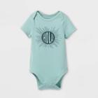 No Brand Latino Heritage Month Baby Hola Bodysuit - Mint Blue Newborn