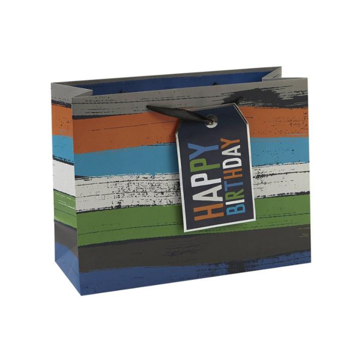 Spritz Happy Birthday Stripes Vogue Bag -