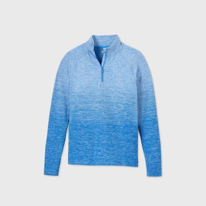 All In Motion Boys' Seamless 1/4 Zip Pullover - All In
