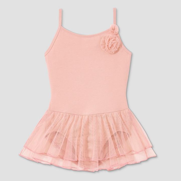 Freestyle By Danskin Girls' Cami Skirtall - Pink