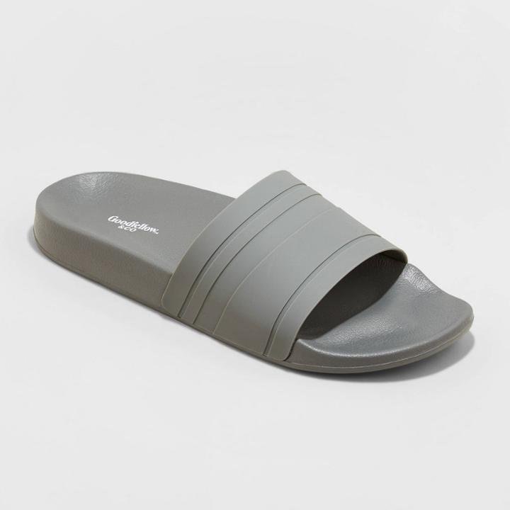 Men's Ricky Slide Sandals - Goodfellow & Co Gray