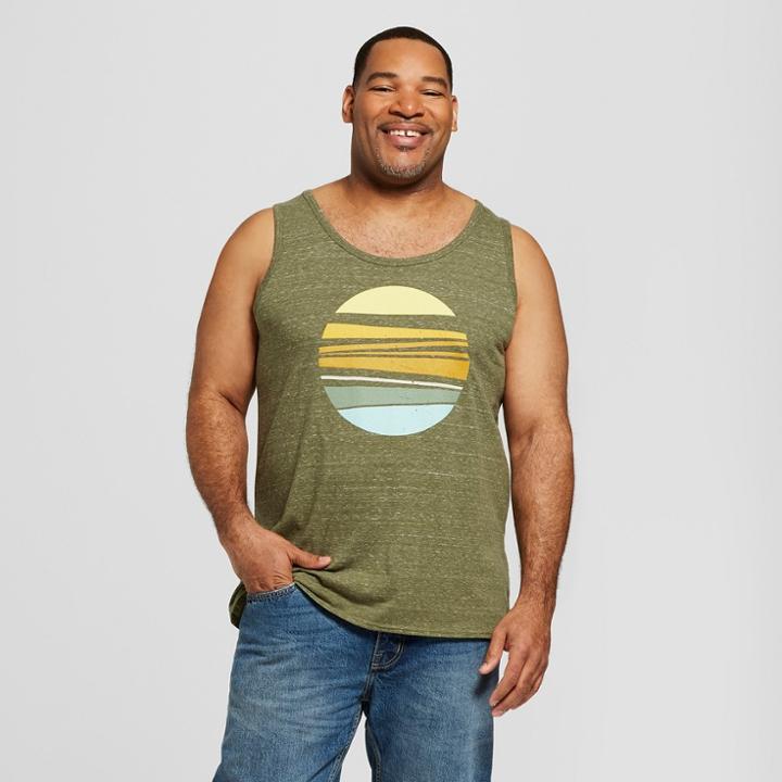 Men's Big & Tall Novelty Tank Top - Goodfellow & Co Orchid Leaf