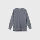Women's Crewneck Fleece Tunic Sweatshirt - Universal Thread Gray