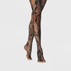 Women's Denier Opaque Tights - A New Day Black L/xl,