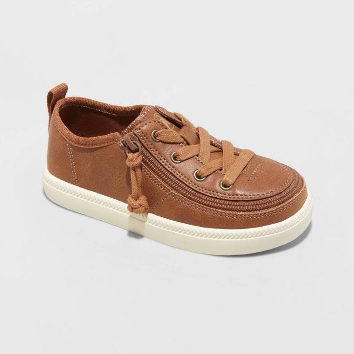 Kids' Billy Footwear Harbor Zipper Low Top Sneakers - Brown