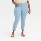 Women's Plus Size High-rise Skinny Cropped Jeans - Universal Thread